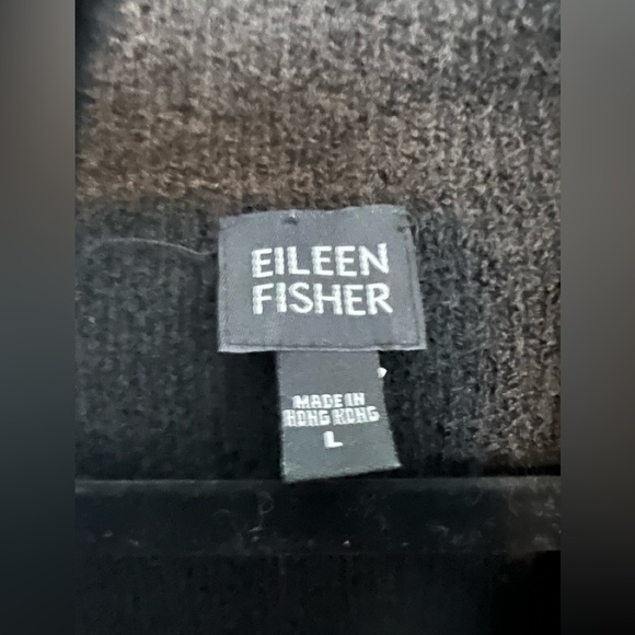 Eileen Fisher Wool Crop Sweater/Jacket - Picture 3 of 5